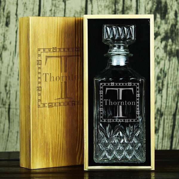 Groomsmen Gifts, Customized Whiskey Decanter Gifts - GiftCustomization