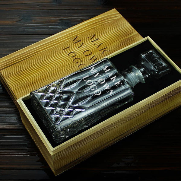 Personalized Decanter Set, Cool Groomsmen Gift - GiftCustomization