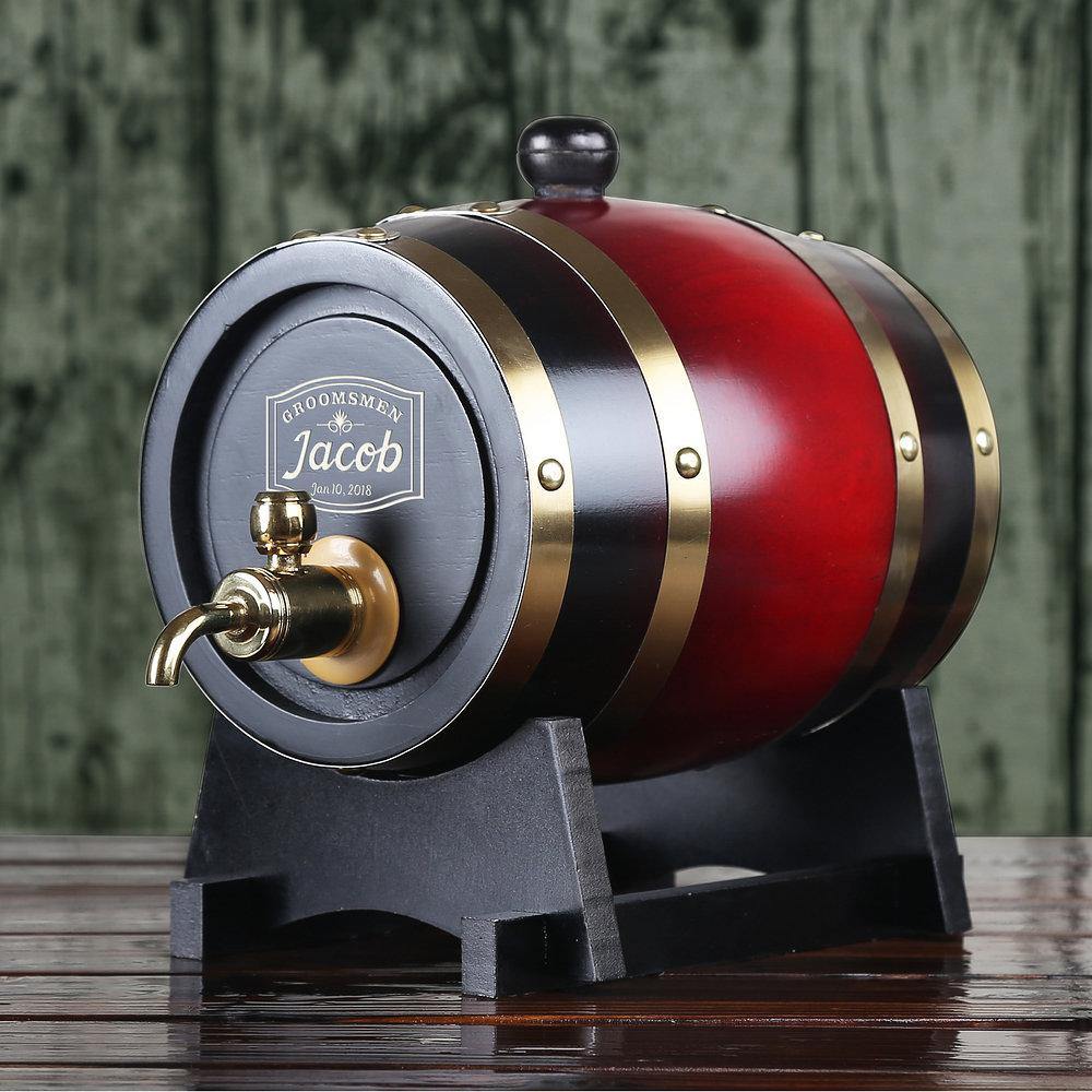 Personalized Whiskey Barrel Groomsman Gifts, Personalized gifts - GiftCustomization