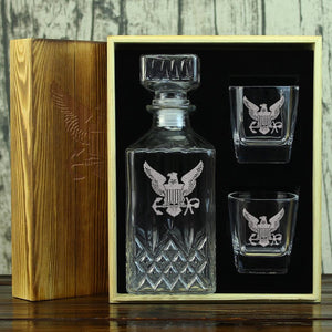 Personalized Whiskey Decanter Set - GiftCustomization